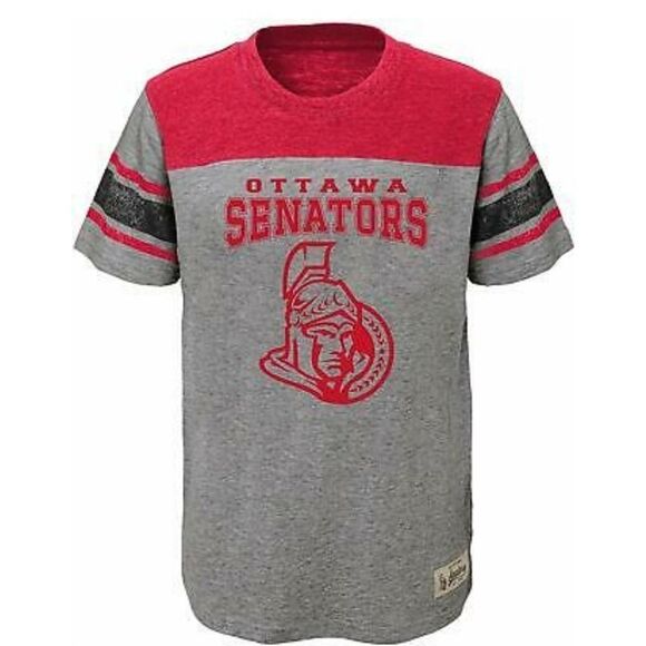 NHL Senators Boys Heritage Short Sleeve Tee - Picture 1 of 8